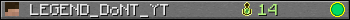 LEGEND_DoNT_YT userbar 350x20