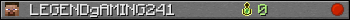 LEGENDgAMING241 userbar 350x20