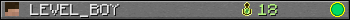 Benutzerleisten 350x20 für LEVEL_BOY