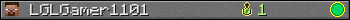LGLGamer1101 userbar 350x20