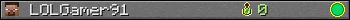 LOLGamer91 userbar 350x20