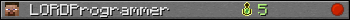 LORDProgrammer userbar 350x20