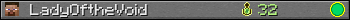 LadyOftheVoid userbar 350x20