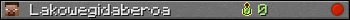 Lakowegidaberoa userbar 350x20