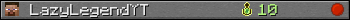 LazyLegendYT userbar 350x20