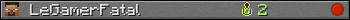 LeGamerFatal userbar 350x20