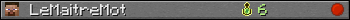 LeMaitreMot userbar 350x20