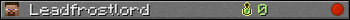 Leadfrostlord userbar 350x20