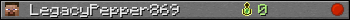 LegacyPepper869 userbar 350x20