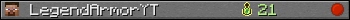 LegendArmorYT userbar 350x20