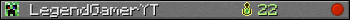 LegendGamerYT userbar 350x20