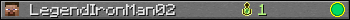 LegendIronMan02 userbar 350x20