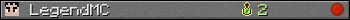 Юзербар 350x20 для LegendMC