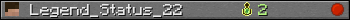 Legend_Status_22 userbar 350x20