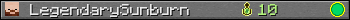 LegendarySunburn userbar 350x20