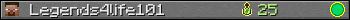 Legends4life101 userbar 350x20