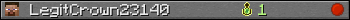 LegitCrown23140 userbar 350x20