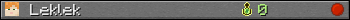 Leklek userbar 350x20