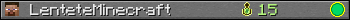 LenteteMinecraft userbar 350x20