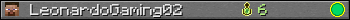 LeonardoGaming02 userbar 350x20