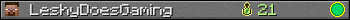 LeshyDoesGaming userbar 350x20