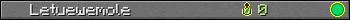 Letuewemole userbar 350x20
