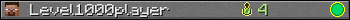 Level1000player userbar 350x20