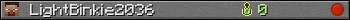 LightBinkie2036 userbar 350x20