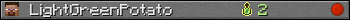 LightGreenPotato userbar 350x20