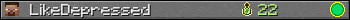 LikeDepressed userbar 350x20