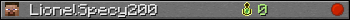 LionelSpecy200 userbar 350x20