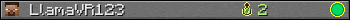 LlamaVR123 userbar 350x20