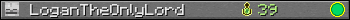 LoganTheOnlyLord userbar 350x20