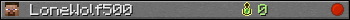 LoneWolf500 userbar 350x20