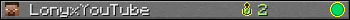 LonyxYouTube userbar 350x20