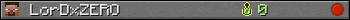 LorDxZERO userbar 350x20