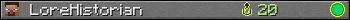 LoreHistorian userbar 350x20