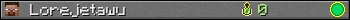 Lorejetawu userbar 350x20