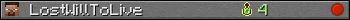 LostWillToLive userbar 350x20