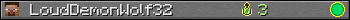 LoudDemonWolf32 userbar 350x20