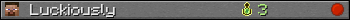 Luckiously userbar 350x20