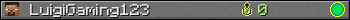 LuigiGaming123 userbar 350x20