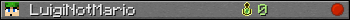 LuigiNotMario userbar 350x20