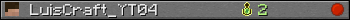 LuisCraft_YT04 userbar 350x20