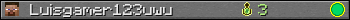 Luisgamer123uwu userbar 350x20