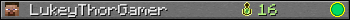 LukeyThorGamer userbar 350x20