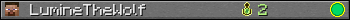 LumineTheWolf userbar 350x20