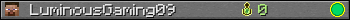 LuminousGaming09 userbar 350x20