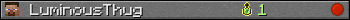 LuminousThug userbar 350x20