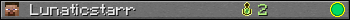 Lunaticstarr userbar 350x20